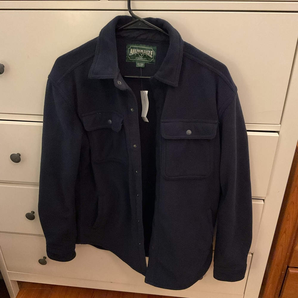 American eagle fleece jacket men’s